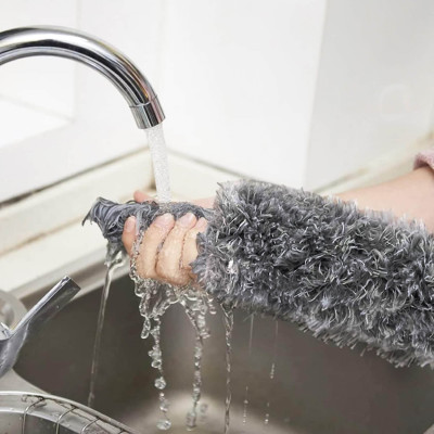 Teleskopická prachovka s 2 nástavcami 75-255 cm SPRINGOS HA7462 sivá