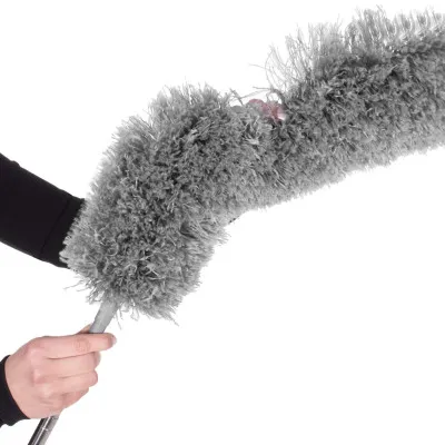 Teleskopická prachovka s 2 nástavcami 75-255 cm SPRINGOS HA7462 sivá