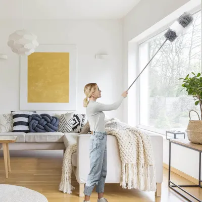 Teleskopická prachovka 78-280 cm SPRINGOS HA7465 šedo-biela