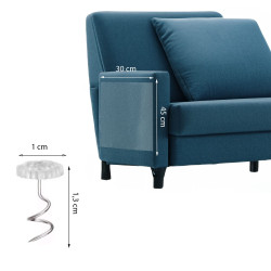 Ochranná fólia na nábytok samolepiaca 45x30 cm SPRINGOS PA1079 číra 2ks