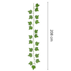 Umělý břečťan girlanda 208 cm SPRINGOS HA7438 sada 6 ks