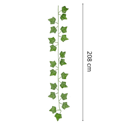 Umělý břečťan girlanda 208 cm SPRINGOS HA7438 sada 6 ks