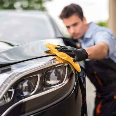 Utierky z mikrovlákna 30x30 cm SPRINGOS HA7466 modro-zelená sada 10ks