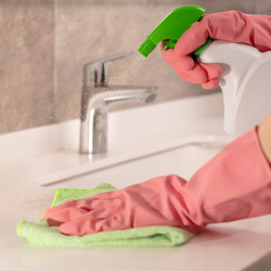 Utierky z mikrovlákna 30x30 cm SPRINGOS HA7466 modro-zelená sada 10ks