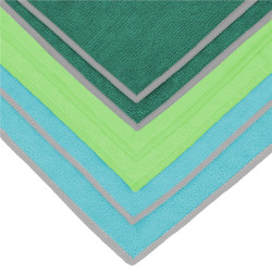Utierky z mikrovlákna 30x30 cm SPRINGOS HA7466 modro-zelená sada 10ks