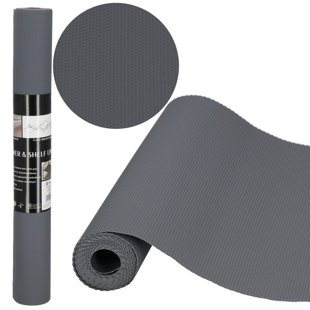 Protišmyková podložka do zásuviek 300x50 cm SPRINGOS HA5237 sivá