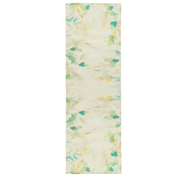 Behúň na stôl 180x32 cm SPRINGOS HA7277 zelené listy