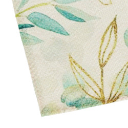 Behúň na stôl 180x32 cm SPRINGOS HA7277 zelené listy