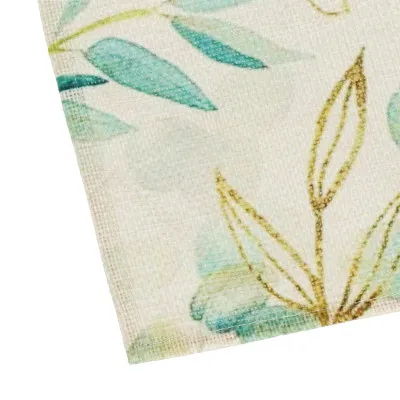 Behúň na stôl 180x32 cm SPRINGOS HA7277 zelené listy