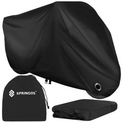 Nepremokavá plachta na motorku XL 250x95x125 cm SPRINGOS GA0204 čierna