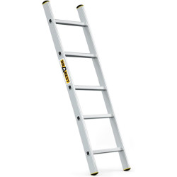 Hliníkový rebrík 1x5 priečok jednodielny DRABEST DP-5 PRO