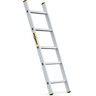 Hliníkový rebrík 1x5 priečok jednodielny DRABEST DP-5 PRO