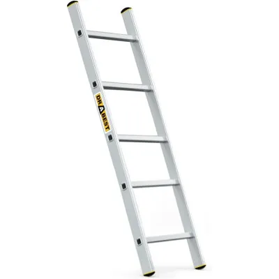 Hliníkový rebrík 1x5 priečok jednodielny DRABEST DP-5 PRO