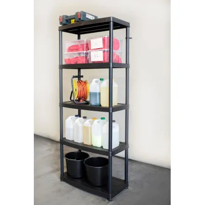 Plastový regál 180x70x40 cm 5 políc DRABEST RP50