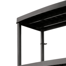 Plastový regál 180x70x40 cm 5 políc DRABEST RP50