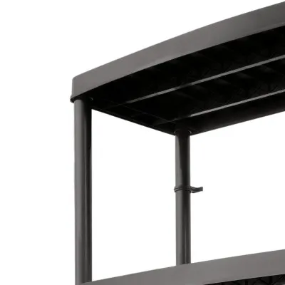 Plastový regál 180x70x40 cm 5 políc DRABEST RP50