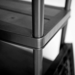 Plastový regál 180x70x40 cm 5 políc DRABEST RP50