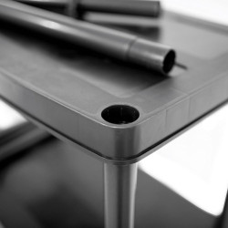 Plastový regál 180x70x40 cm 5 políc DRABEST RP50