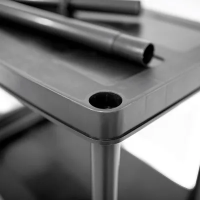 Plastový regál 180x70x40 cm 5 políc DRABEST RP50