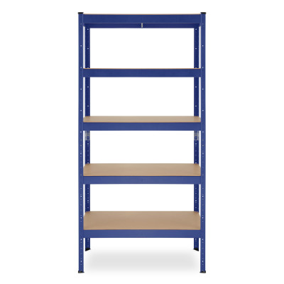 Kovový regál 180x90x40 cm 5 polic lakovaný pozink HIGHER RSM175