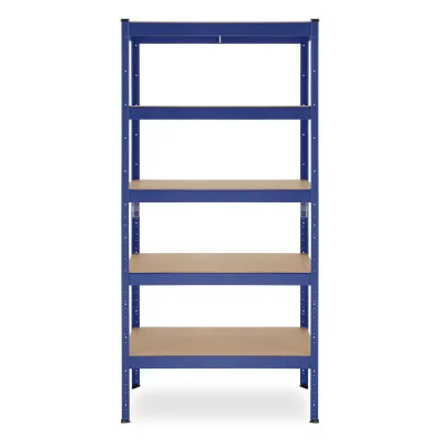 Kovový regál 180x90x40 cm 5 polic lakovaný pozink HIGHER RSM175