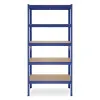 Kovový regál 180x90x40 cm 5 polic lakovaný pozink HIGHER RSM175