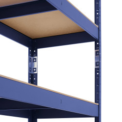 Kovový regál 180x90x40 cm 5 polic lakovaný pozink HIGHER RSM175