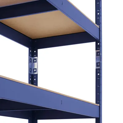 Kovový regál 180x90x40 cm 5 polic lakovaný pozink HIGHER RSM175