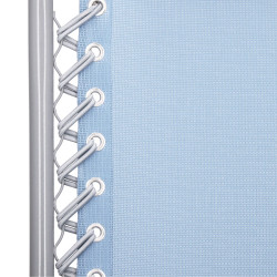 Záhradné polohovacie kreslo SPRINGOS ZERO GRAVITY svetlo modré