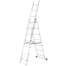 Hliníkový rebrík 3x7 priečok 4,25 m trojdielny HIGHER 6307