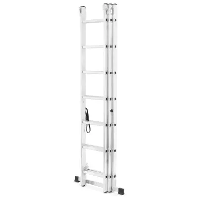 Hliníkový rebrík 3x7 priečok 4,25 m trojdielny HIGHER 6307