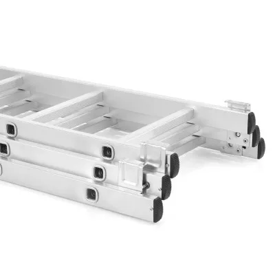 Hliníkový rebrík 3x7 priečok 4,25 m trojdielny HIGHER 6307