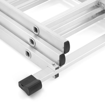 Hliníkový rebrík 3x7 priečok 4,25 m trojdielny HIGHER 6307