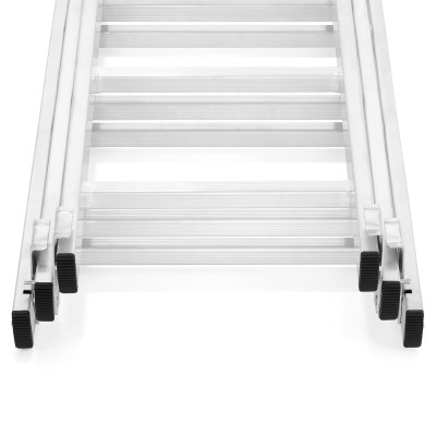 Hliníkový rebrík 3x7 priečok 4,25 m trojdielny HIGHER 6307