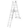 Hliníkový rebrík 3x7 priečok 4,25 m trojdielny HIGHER 6307