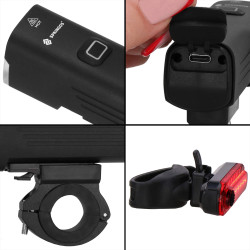 Prémiové LED svetlá na bicykel SPRINGOS BA0081