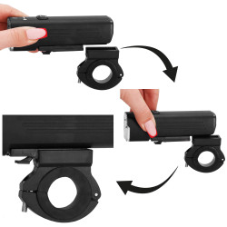 Prémiové LED svetlá na bicykel SPRINGOS BA0081