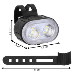 LED svetlá na bicykel SPRINGOS BA0082