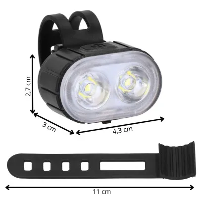 LED svetlá na bicykel SPRINGOS BA0082