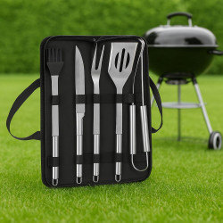 Grilovacie náčinie v taške sada 5ks SPRINGOS BQ0021