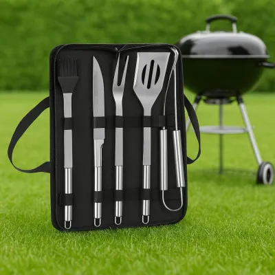 Grilovacie náčinie v taške sada 5ks SPRINGOS BQ0021