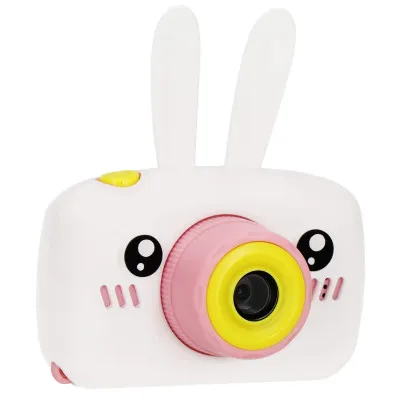Detský digitálny fotoaparát 40Mpx 8GB SPRINGOS MINGO bielo-ružový