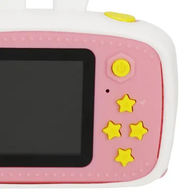 Detský digitálny fotoaparát 40Mpx 8GB SPRINGOS MINGO bielo-ružový