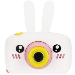 Detský digitálny fotoaparát 40Mpx 8GB SPRINGOS MINGO bielo-ružový