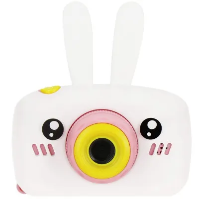 Detský digitálny fotoaparát 40Mpx 8GB SPRINGOS MINGO bielo-ružový