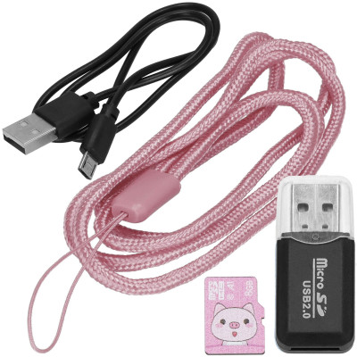 Detský digitálny fotoaparát 24Mpx 8GB SPRINGOS PEPPY ružový