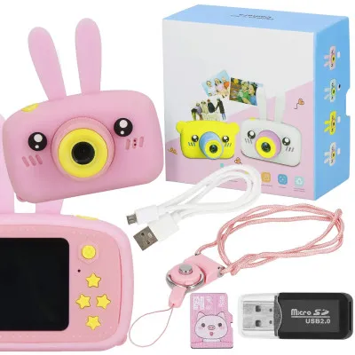 Detský digitálny fotoaparát 40Mpx 8GB SPRINGOS WINKO ružový