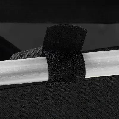 Kôš na bielizeň so stojanom 3 oddiely 146l SPRINGOS HA0100 čierny