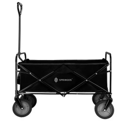 Skladací vozík 80 kg SPRINGOS GA0084 čierny