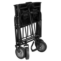 Skladací vozík 80 kg SPRINGOS GA0084 čierny